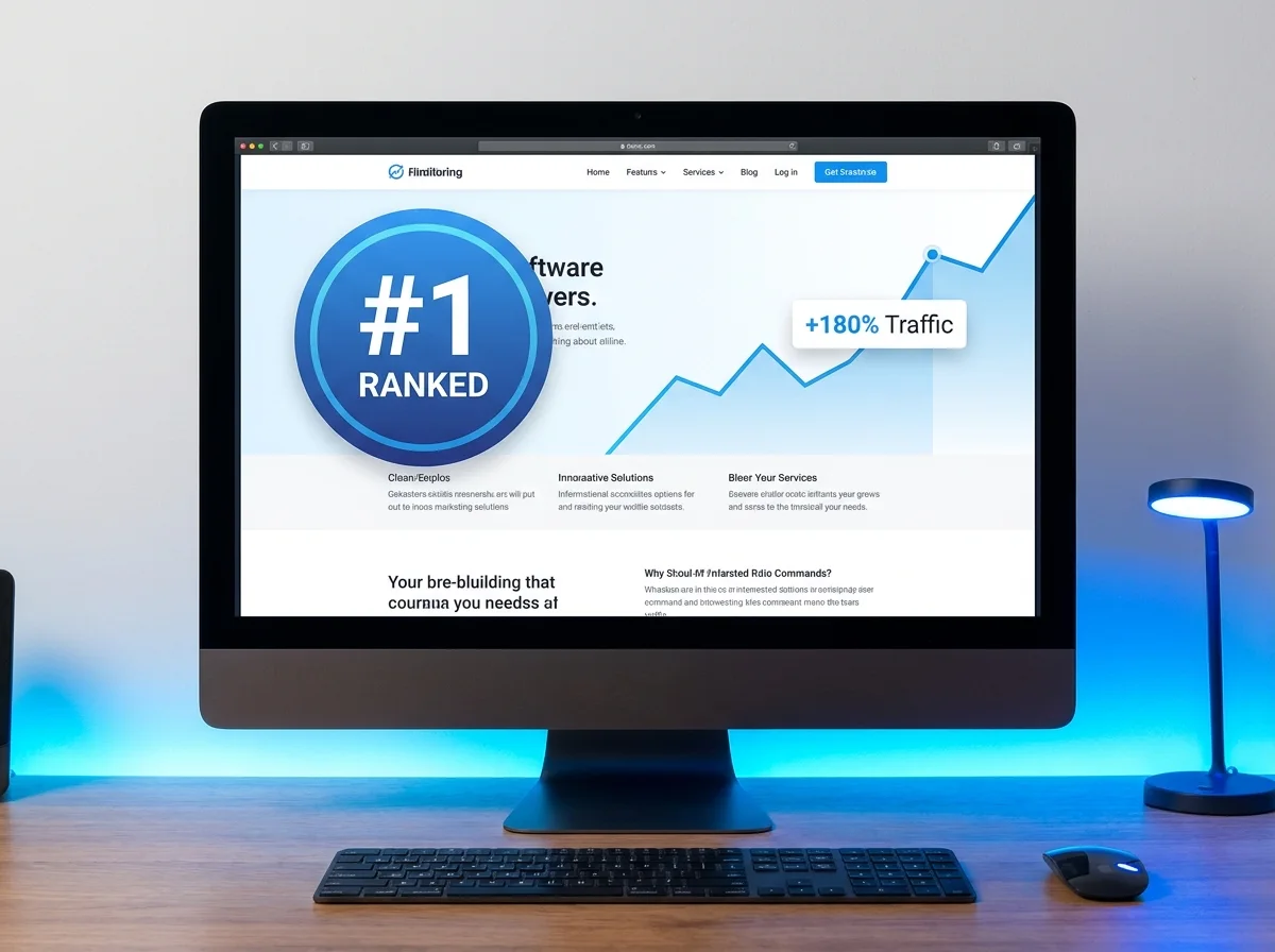 After: a fast, modern website ranking at the top of search