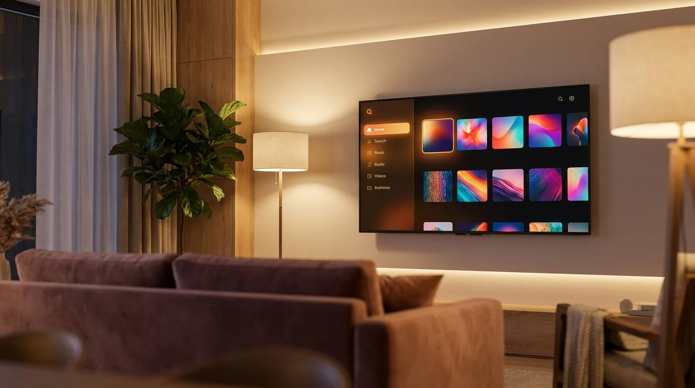 HotPlayer media player on a smart TV